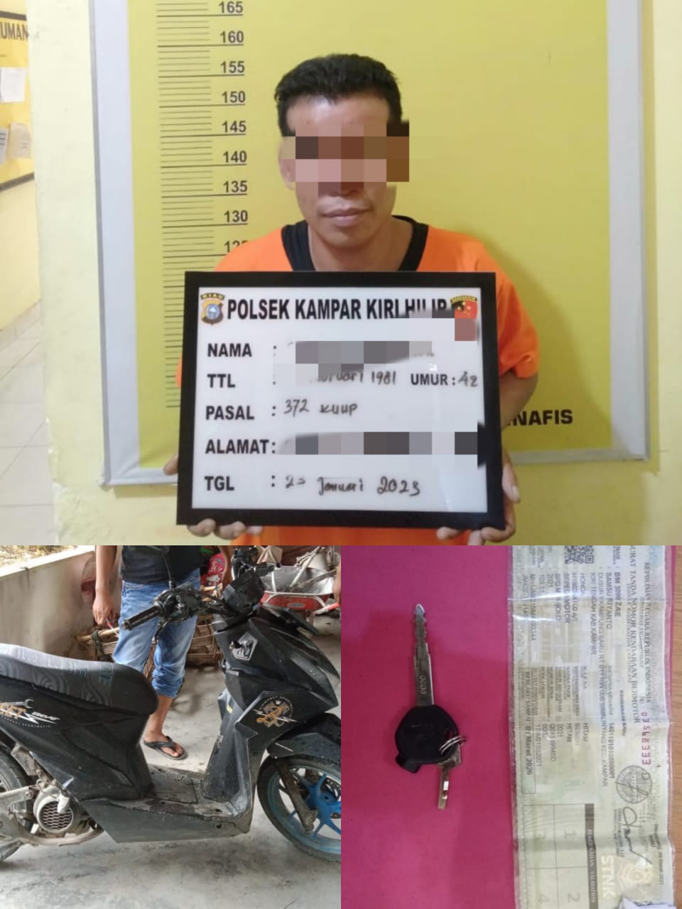 Selain DPO Kasus Narkoba, Pelaku Juga Terlibat Penggelapan Sepeda Motor