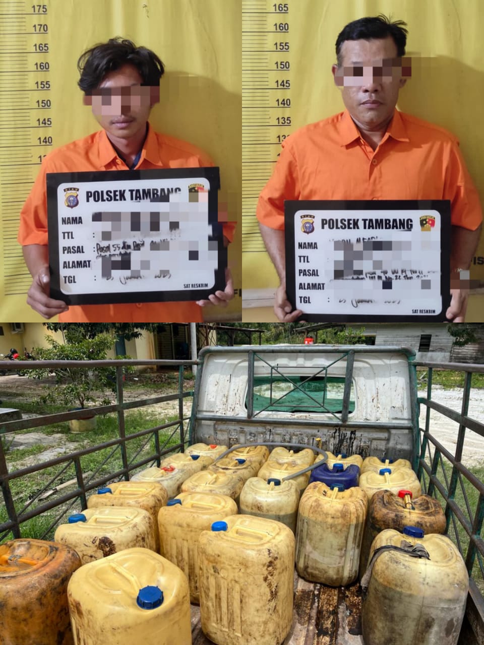 Polsek Tambang Tangkap Pelaku Penyalagunaan BBM Bersubsidi Jenis Solar