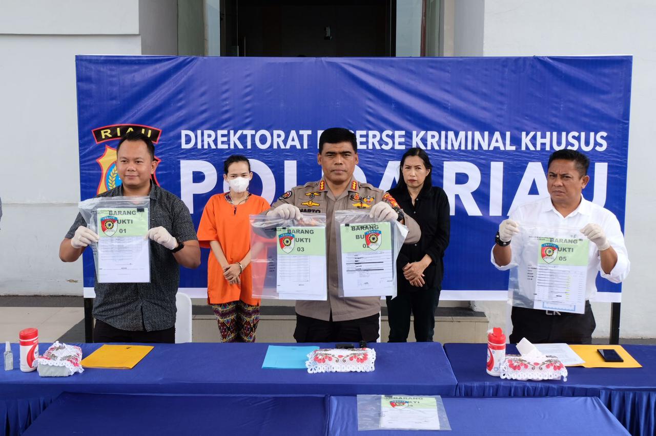 Polda Riau Ungkap Tindak Pidana Perbankan Kerugian 6,7 Milyar, Mantan Relationship Manager Bank 