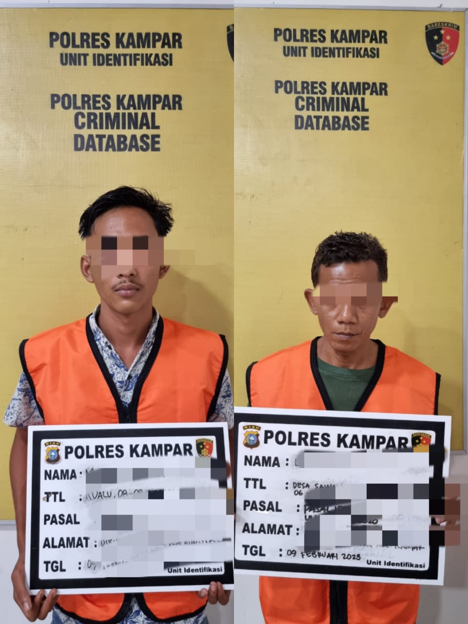 Dua Pelaku Pertambangan Ilegal di Ringkus Satreskrim Polres Kampar