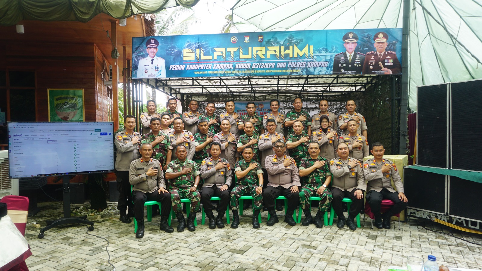 Silaturahmi Tiga Pilar, Kodim 0313/Kpr Sebagai Tuan Rumah Dalam Acara Halal Bihalal dan Sinergritas
