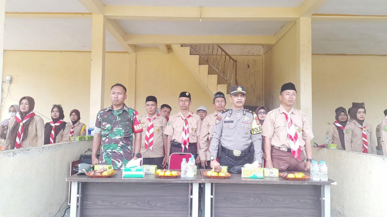 Sertu Ilham Khairi Wakili Danramil 04/PKL Kuras Hadiri Pembukaan Perkemahan  HUT Pramuka Ke 62