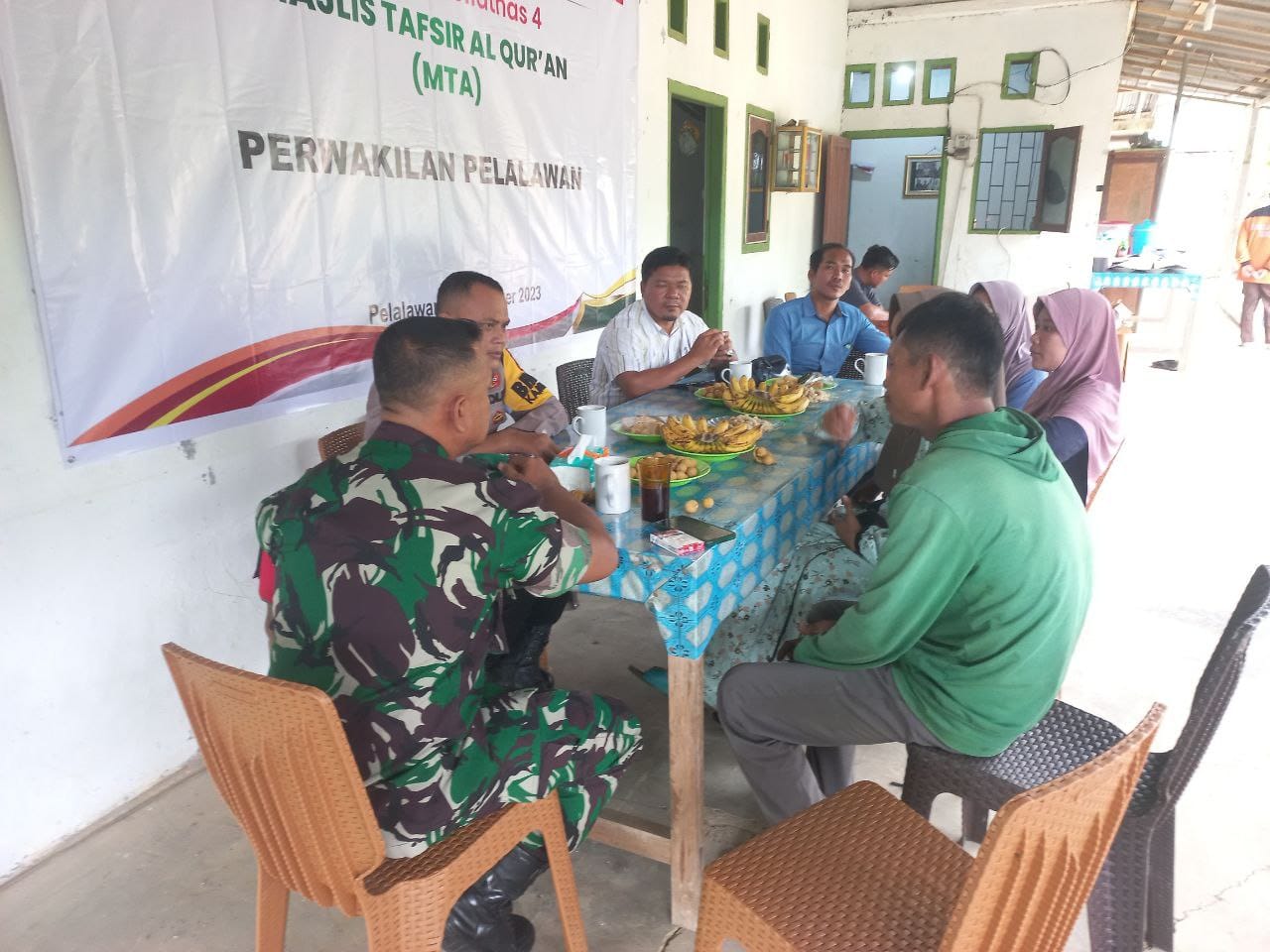 Babinsa Hadiri Giat Baksos Donor Darah Nasional TA 2023