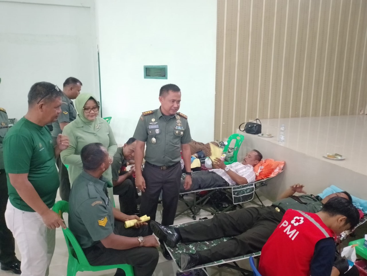 Jelang HUT TNI Ke 78, Kodim 0313/Kpr Gelar Bakti Sosial Donor Darah