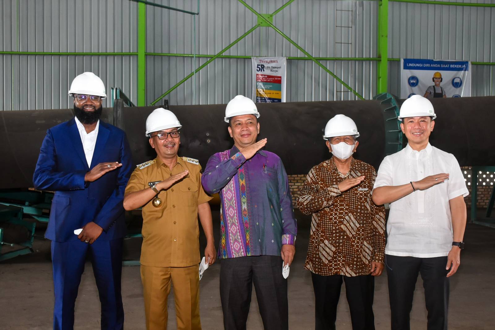 Bupati Kampar Apresiasi Perusahaan Dirikan Pabrik Pupuk Pertama kali di Kampar