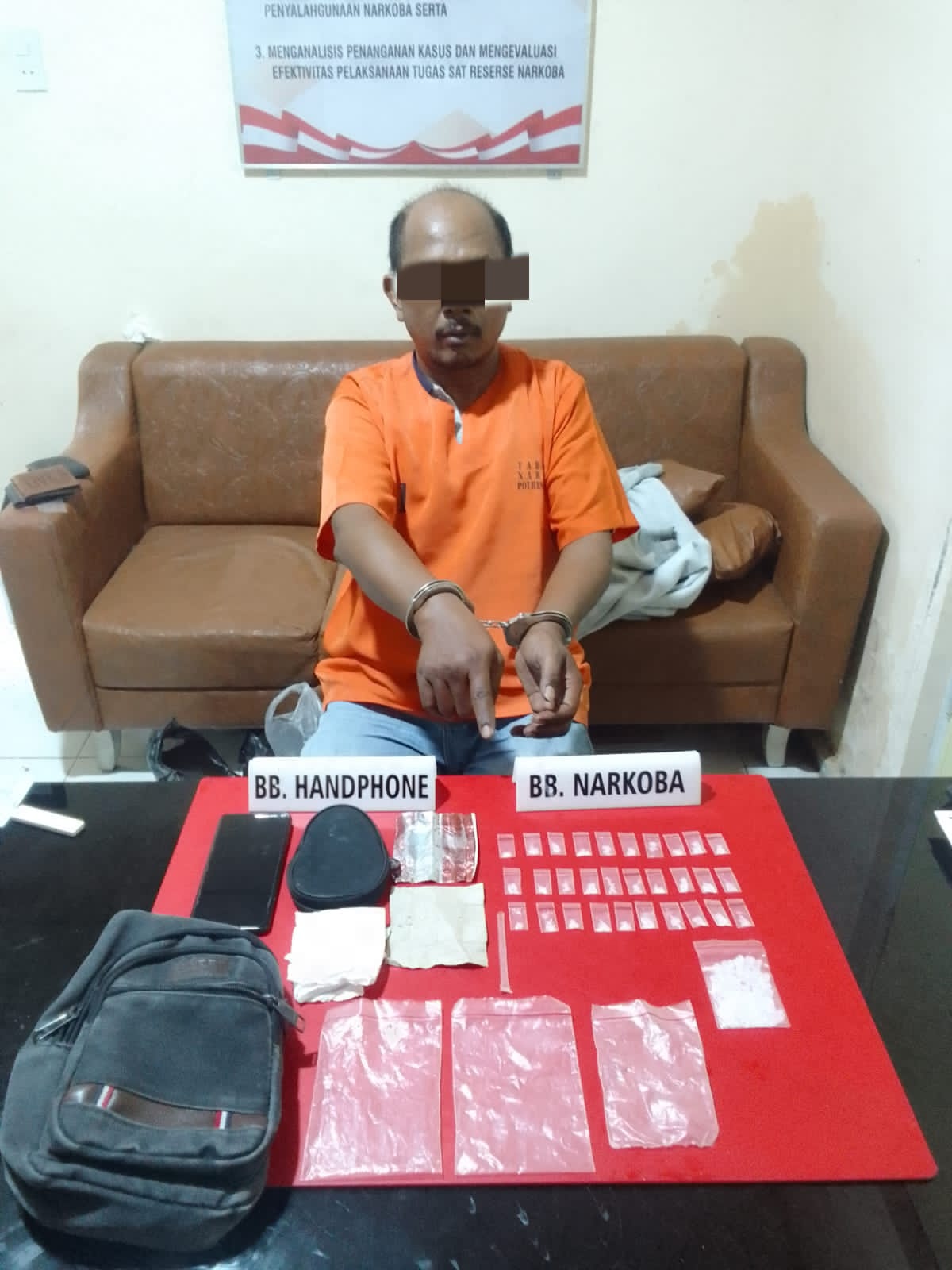Tim Ojoloyo Tangkap Pelaku Narkoba Dengan 31 Paket Sabu-sabu