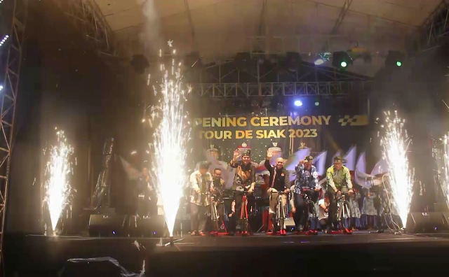 Opening Ceremony Tour De Siak 2023 Berlangsung Sangat Meriah