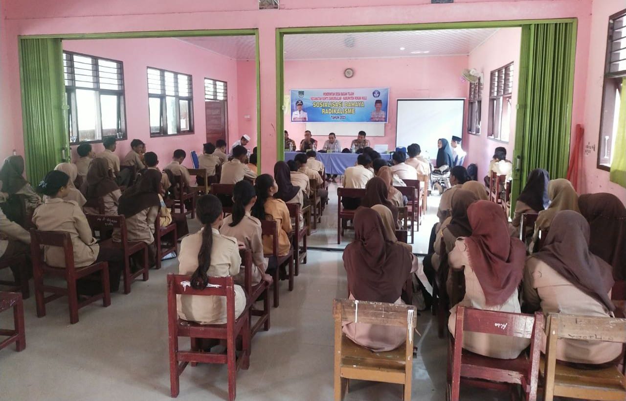 Serka MJ. Ginting Memberikan Materi bahaya Radikalisme