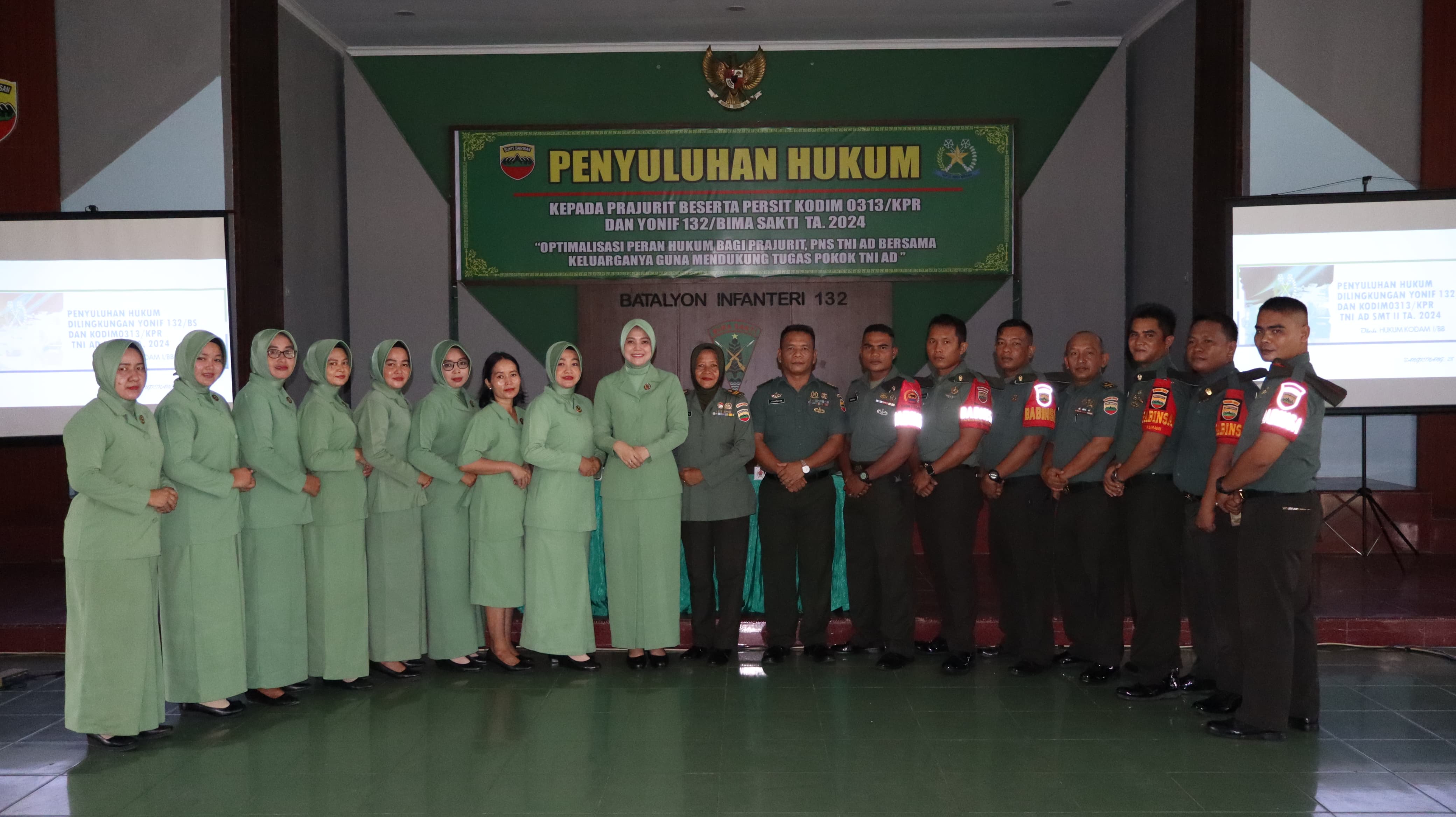 Optimalisasi Peran Hukum Bagi Prajurit, PNS TNI AD Bersama Keluarganya Guna Mendukung Tugas Pokok