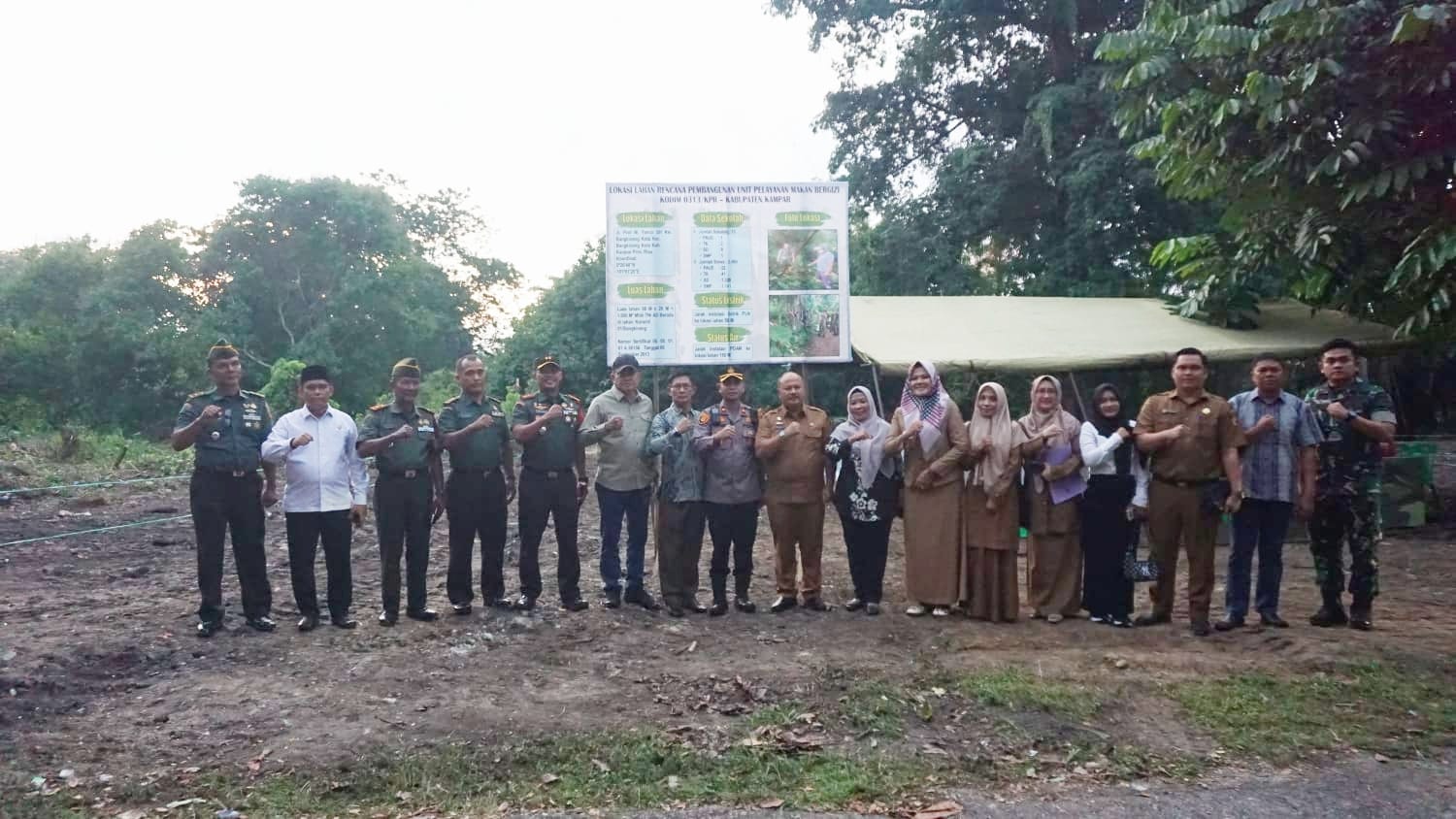 Dandim 0313/Kpr Terima Kunjungan Kerja Tim Badan Gizi Nasional