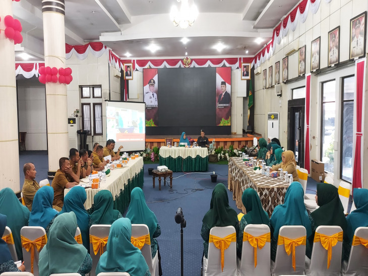 Sukseskan Pembangunan Desa Dikampar, Pj Bupati dan PKK Bersama Camat Gelar Rapat Kinerja