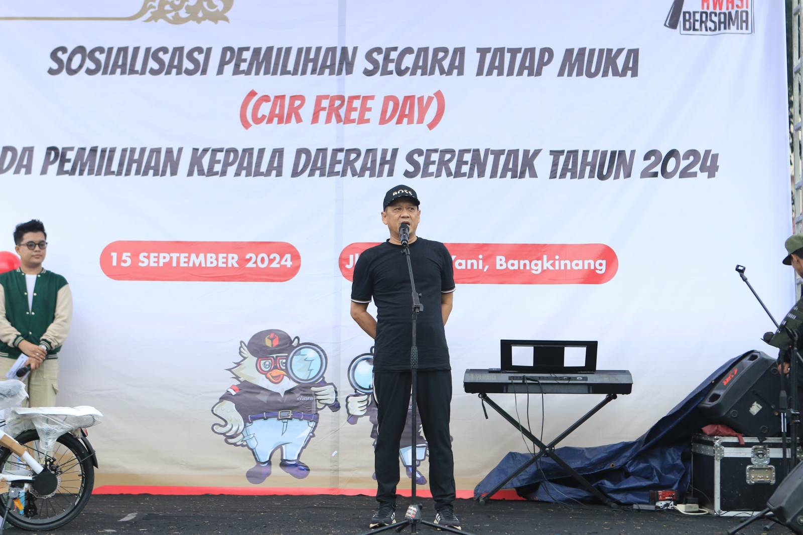 Pj Bupati Kampar Ajak Empat Paslon Cabup dan Masyarakat Ciptakan Pemilu Yang Damai