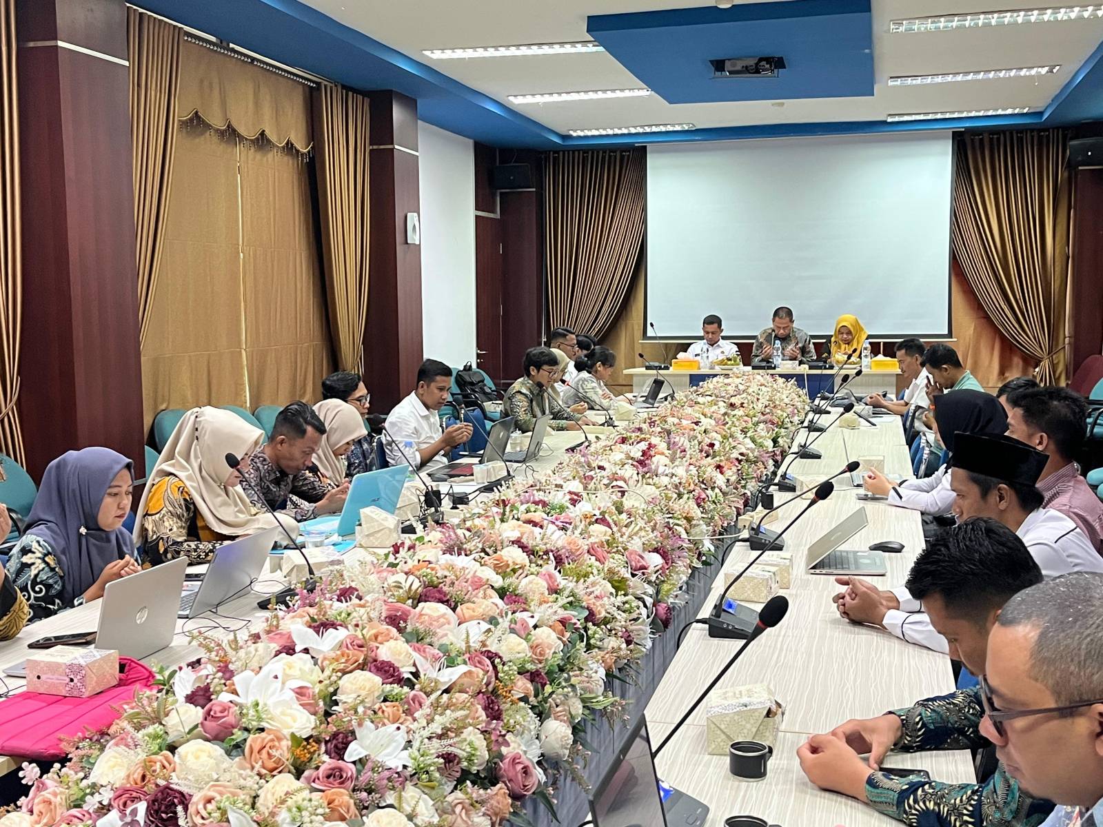 Pemkab Kampar Bersama BPS Kampar Selenggarakan Bimtek Desa Cantik