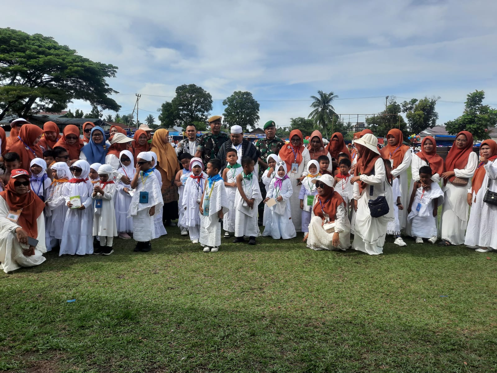 Babinsa Koramil 06 Siak Hulu, Hadiri Munasik Haji Cilik Di Lapangan Yon Arhanudse 13