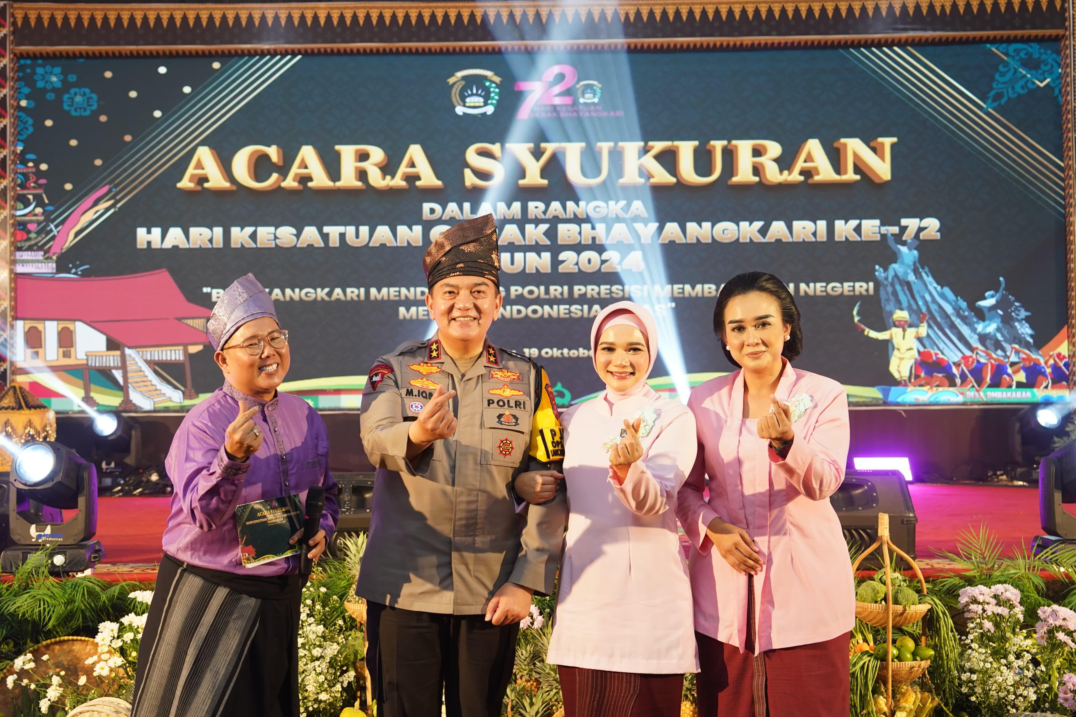 Hadiri Kegiatan HKGB ke-72, Kapolda Riau, Eksistensi Bhayangkari luar biasa