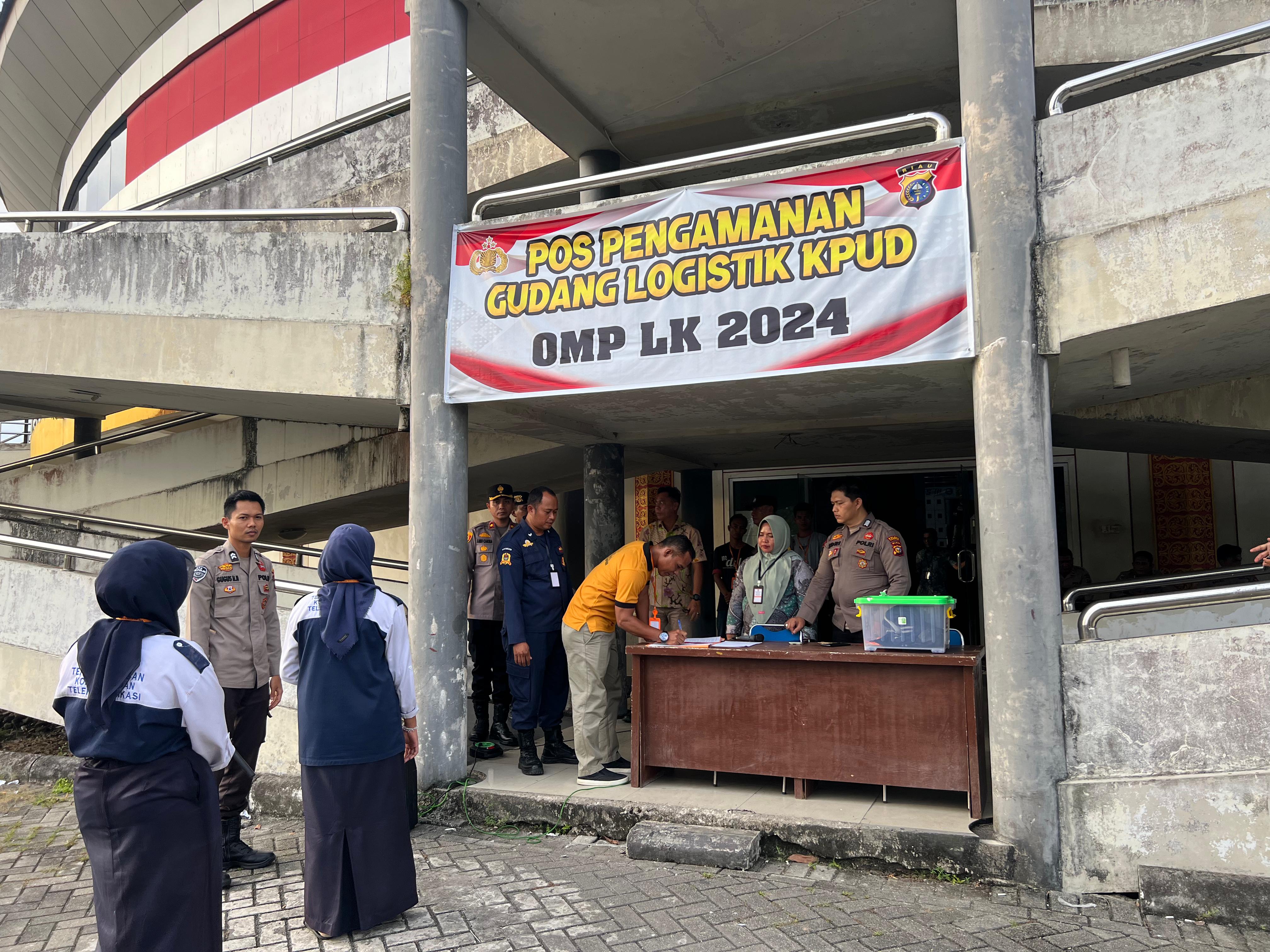 KPU Kampar Gelar Simulasi Sortir Pelipatan dan Penghitungan Surat Suara Pilkada 2024