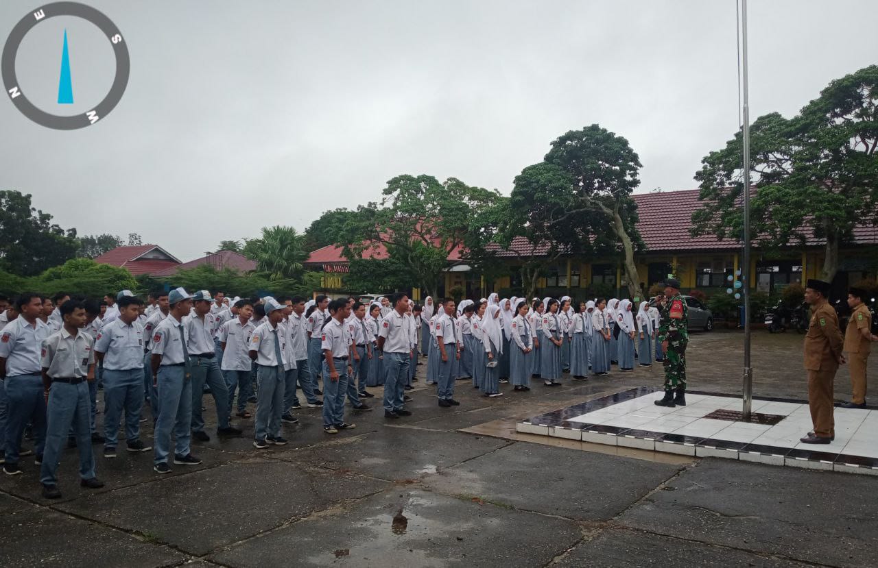 Motivasi Siswa, Babinsa Koramil 16/Tapung Sosialisasi Rekrutmen Penerimaan Secata PK Gelombang I 