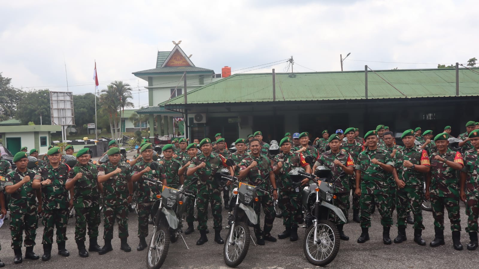 Kementrian Pertahanan Salurkan 40 Unit Motor Untuk Personel Kodim 0313/Kpr