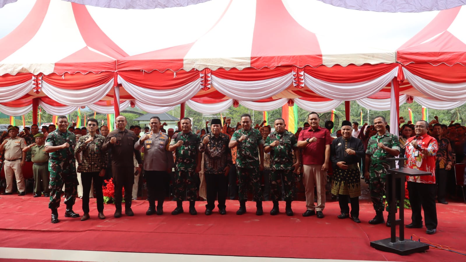 Pangdam I/BB ke Kunjungi Makodim Persiapan di Kabupaten Rokan Hulu
