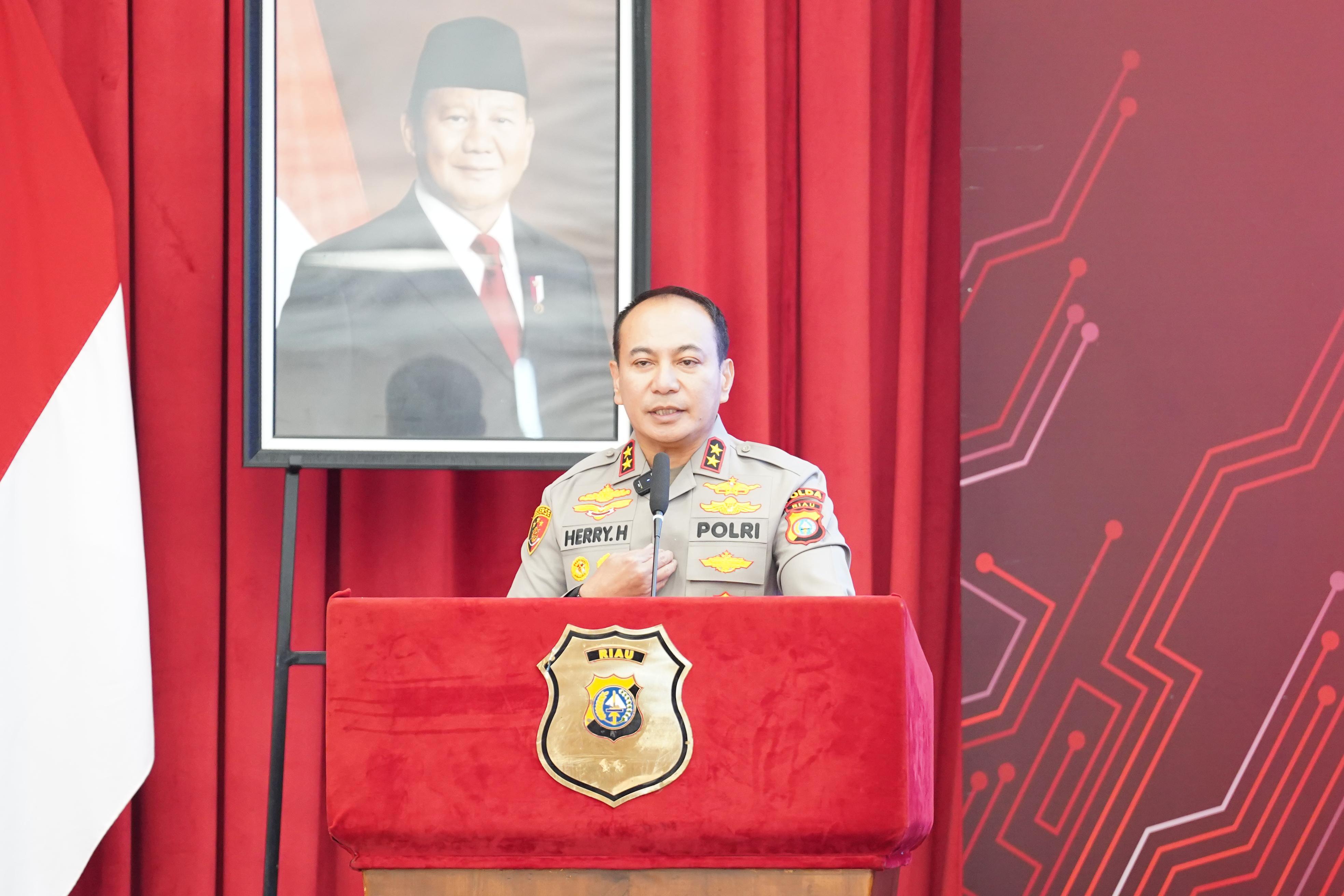 Press Release Commander Wish Kapolda Riau