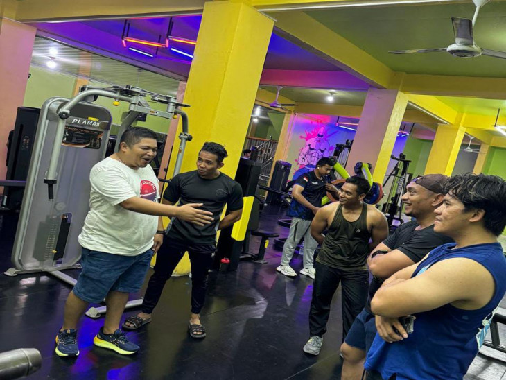 Pemkab Kampar Bersama Ketua PBFI, Kunjungan Ke Klub GYM, Dukung Kemajuan Atlit Kampar