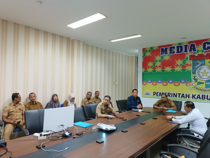 Pemkab Kampar Ikuti Rakor Pengendalian Inflasi Bersama Kemendagri Secara Daring