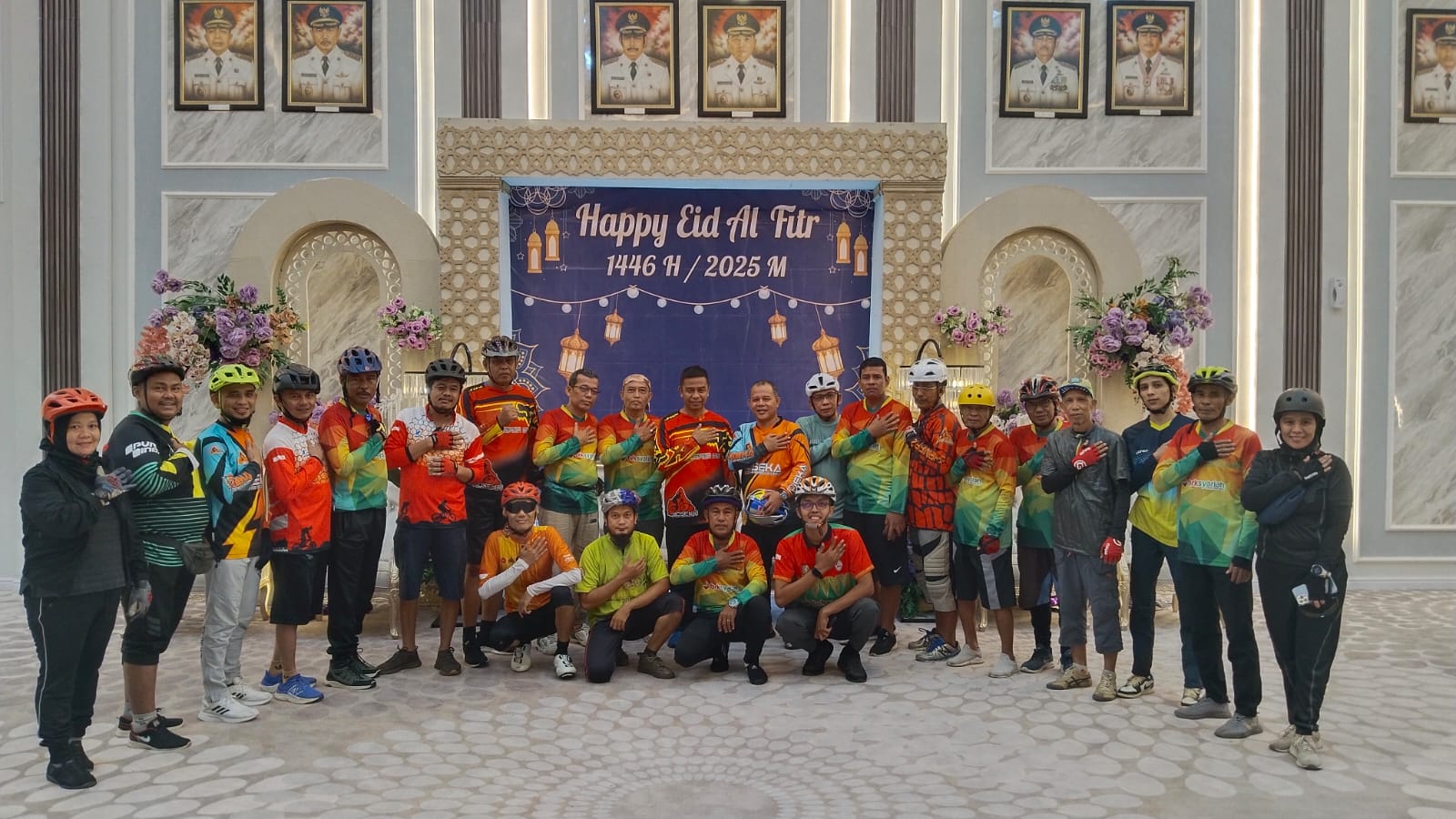 Bupati Kampar Ahmad Yuzar, MT Bersepeda Bersama KOSEKA, Ajak Masyarakat Hidup Sehat