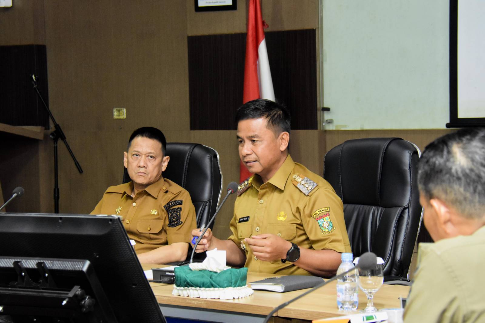 Bupati Kampar Pimpin Rapat Kerja Perangkat Daerah Tahun Anggaran 2025