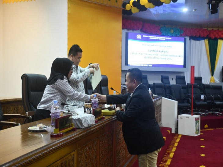 DPRD Kampar Gelar Rapat Paripurna LKPJ Bupati Kampar Tahun 2024