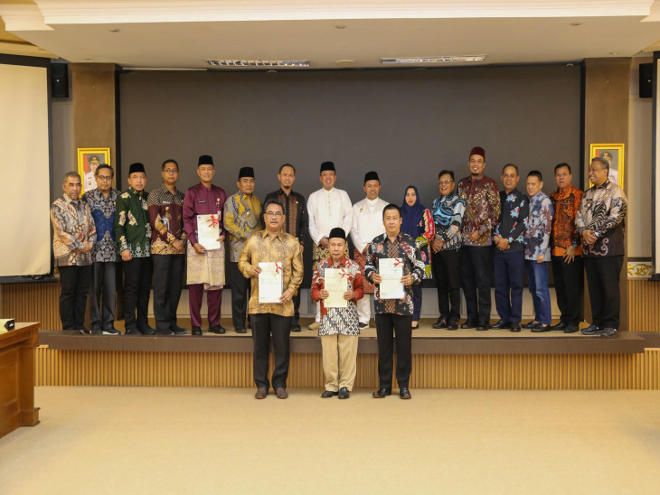 Sekda Kampar Ikuti Rakor Bersama Menteri ATR/BPN Republik Indonesia