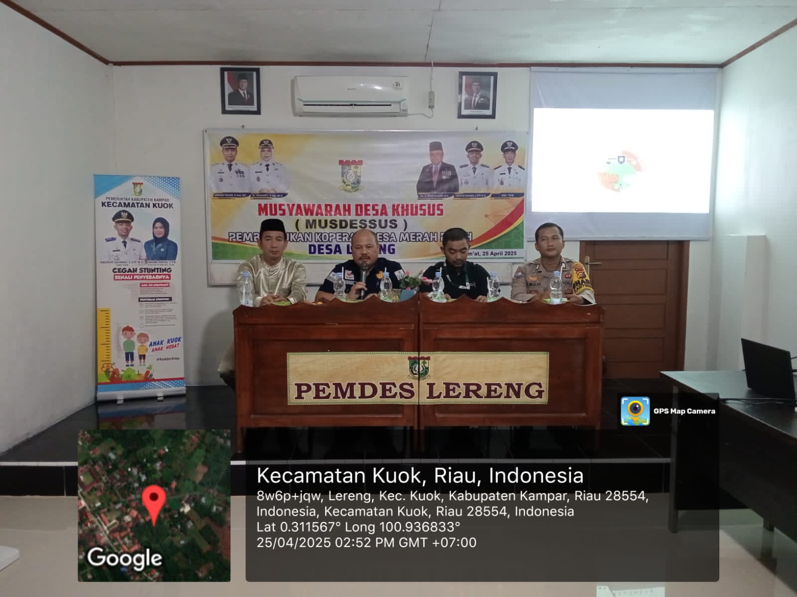 Pemkab Kampar Laksanakan Musyawarah Desa Khusus Dalam Rangka Pembentukan Koperasi Merah Putih