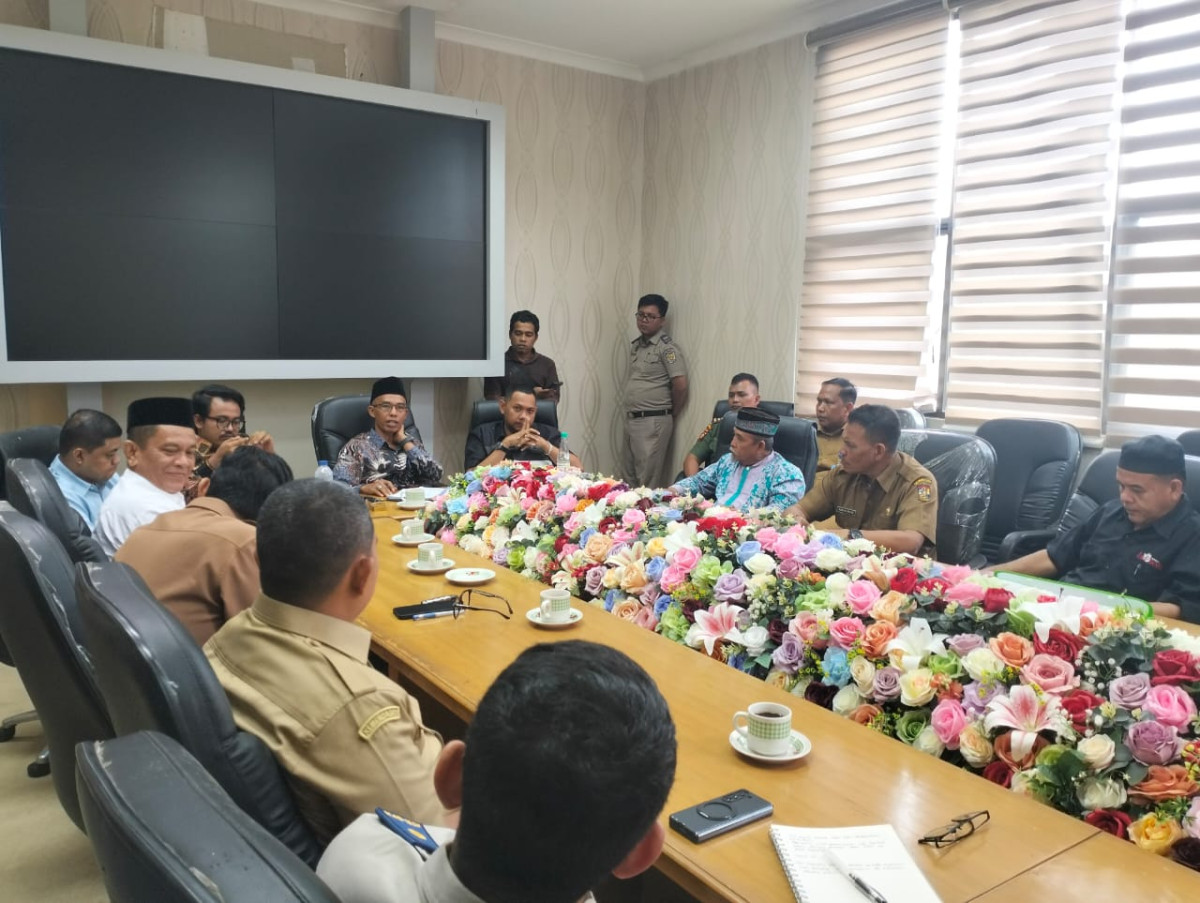 Komisi I DPRD Kampar Gelar Hearing  Polemik Pelepasan Kawasan di Areal HGU PT. Tasma Puja