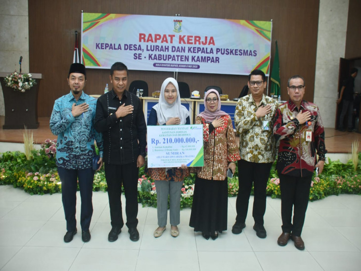 Wakil Ketua DPRD Kampar Hadiri Rapat Kerja dengan Kepala Desa, Lurah Dan Kapus se Kampar