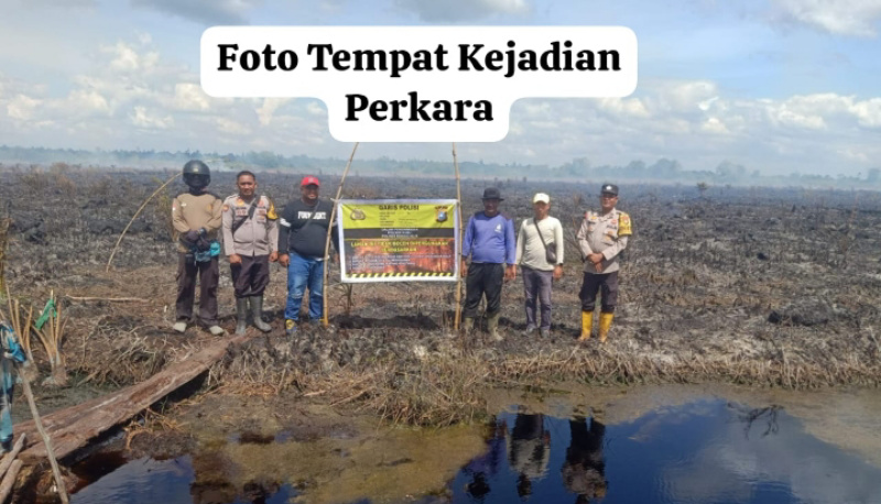 Polres Rokan Hilir Ungkap Kasus Kebakaran Lahan, Satu Orang Diamankan