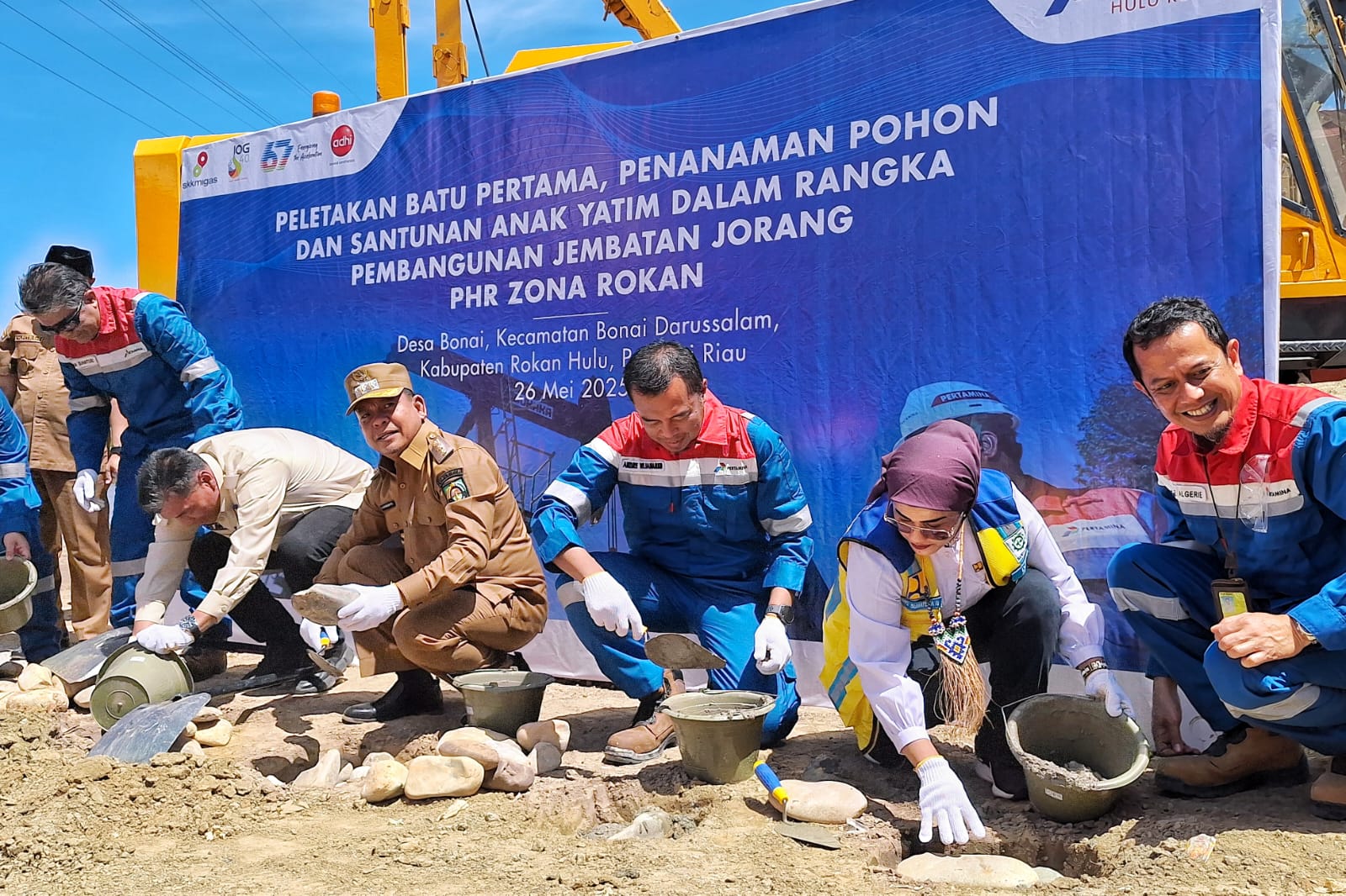 PHR Mulai Pembangunan Jembatan Jorang, Akselerasi Ketahanan Energi Dongkrak Perekonomian Masyarakat