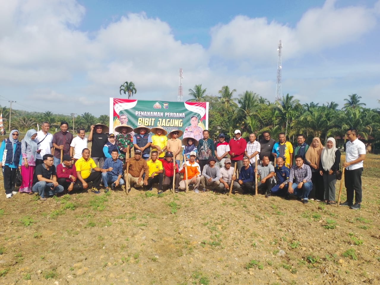 Babinsa Koramil 12/ XIII Koto Kampar Hadiri Rapat Koordinasi Ketahanan Pangan dan Penanaman Jagung