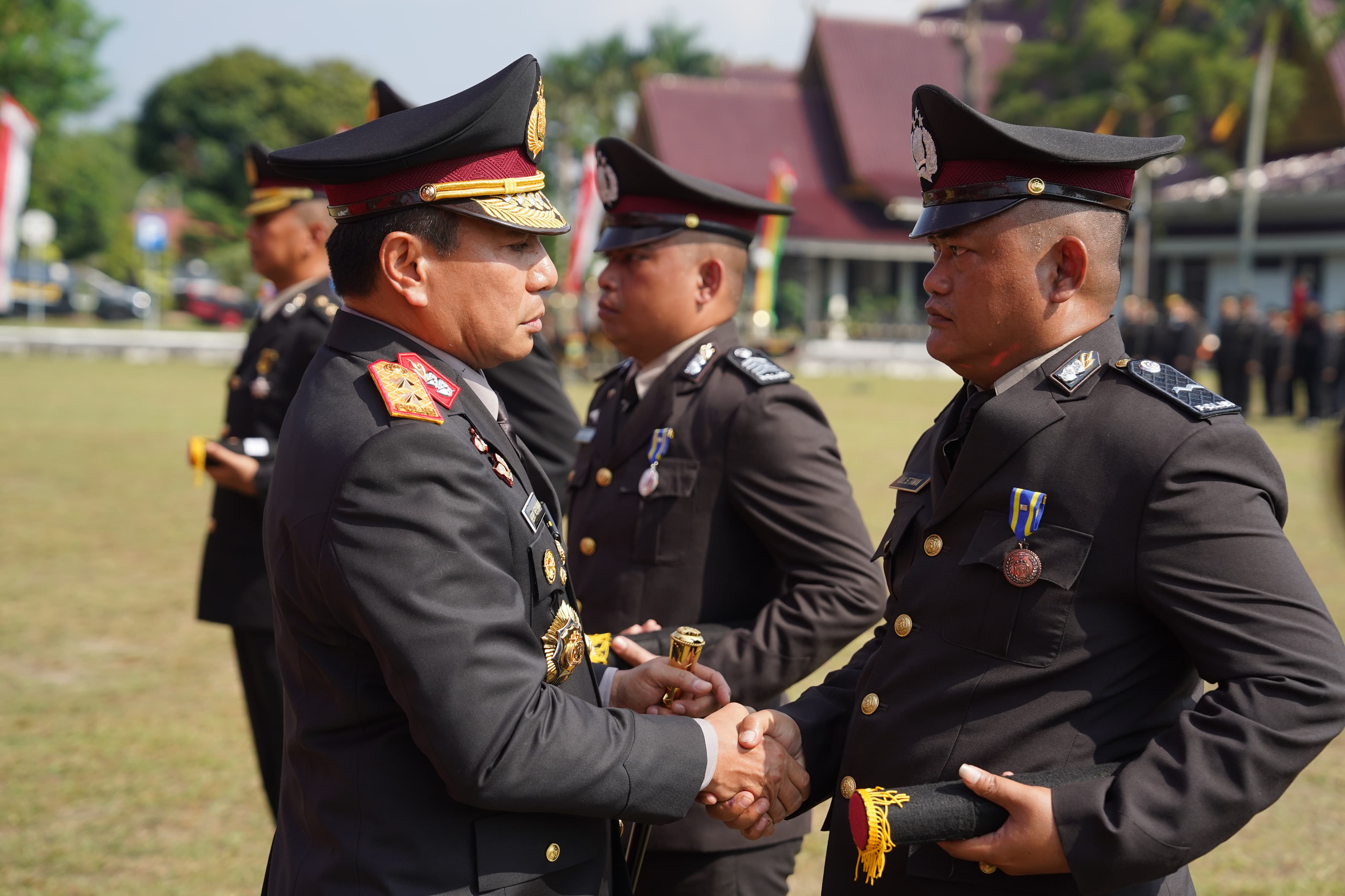 Polda Riau Gelar Upacara Hari Bhayangkara Ke 79