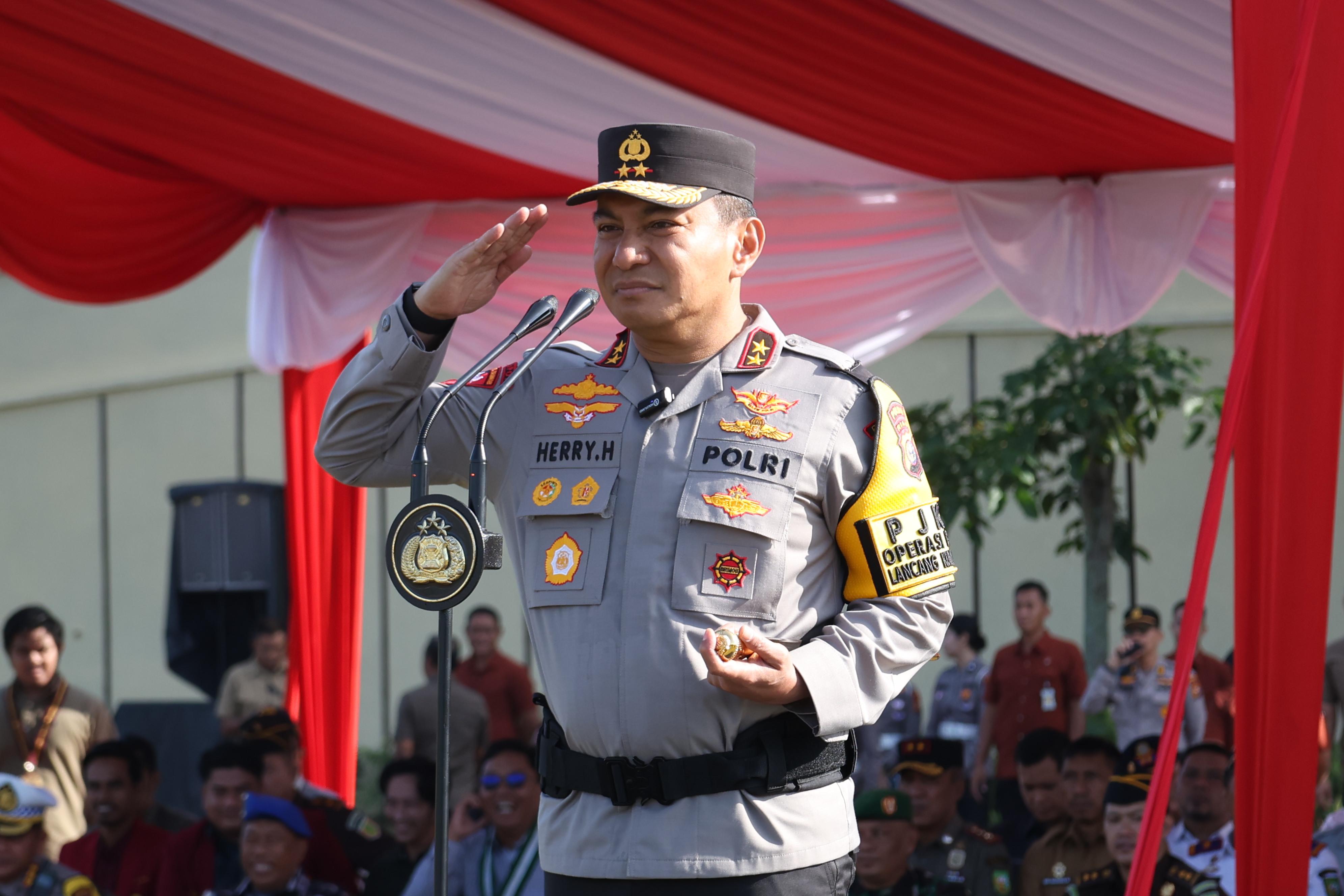 Polda Riau Gelar Apel Pasukan Ops Patuh 2025