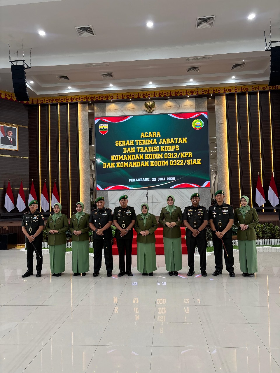 Estafet Kepemimpinan, Letkol Czi Satriady Prabowo Jabat Komandan Kodim 0313/KPR