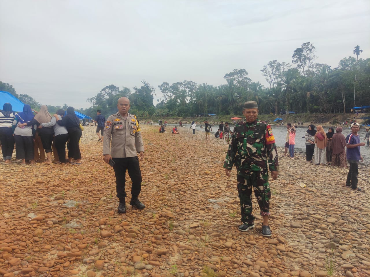 Serka Indra Putrawan Hadirin Tradisi Ikan Rantau Larangan Sungai Kembali Digelar di Desa Tabing  