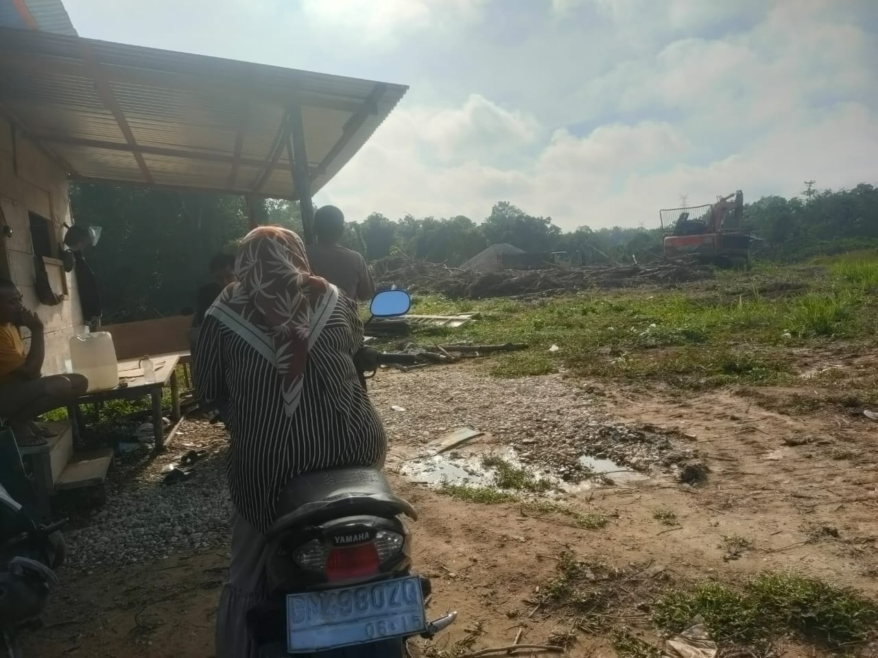 Galian C di Koto Perambahan Kembali Beroperasi Meski Sudah Disegel Polisi