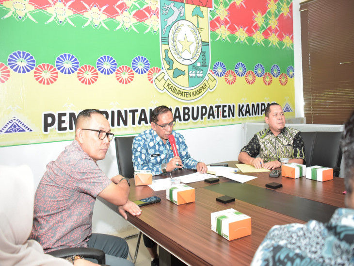 Ikuti Rakor Penertiban dan Penyelamatan Aset, Pemkab Kampar Komitmen Menata Kembali Seluruh Aset