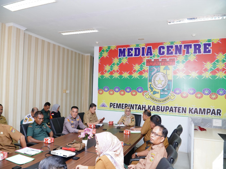 Wakil Bupati Kampar Pimpin Rakor Inflasi dan Program 3 Juta Rumah Bersama Kemendagri