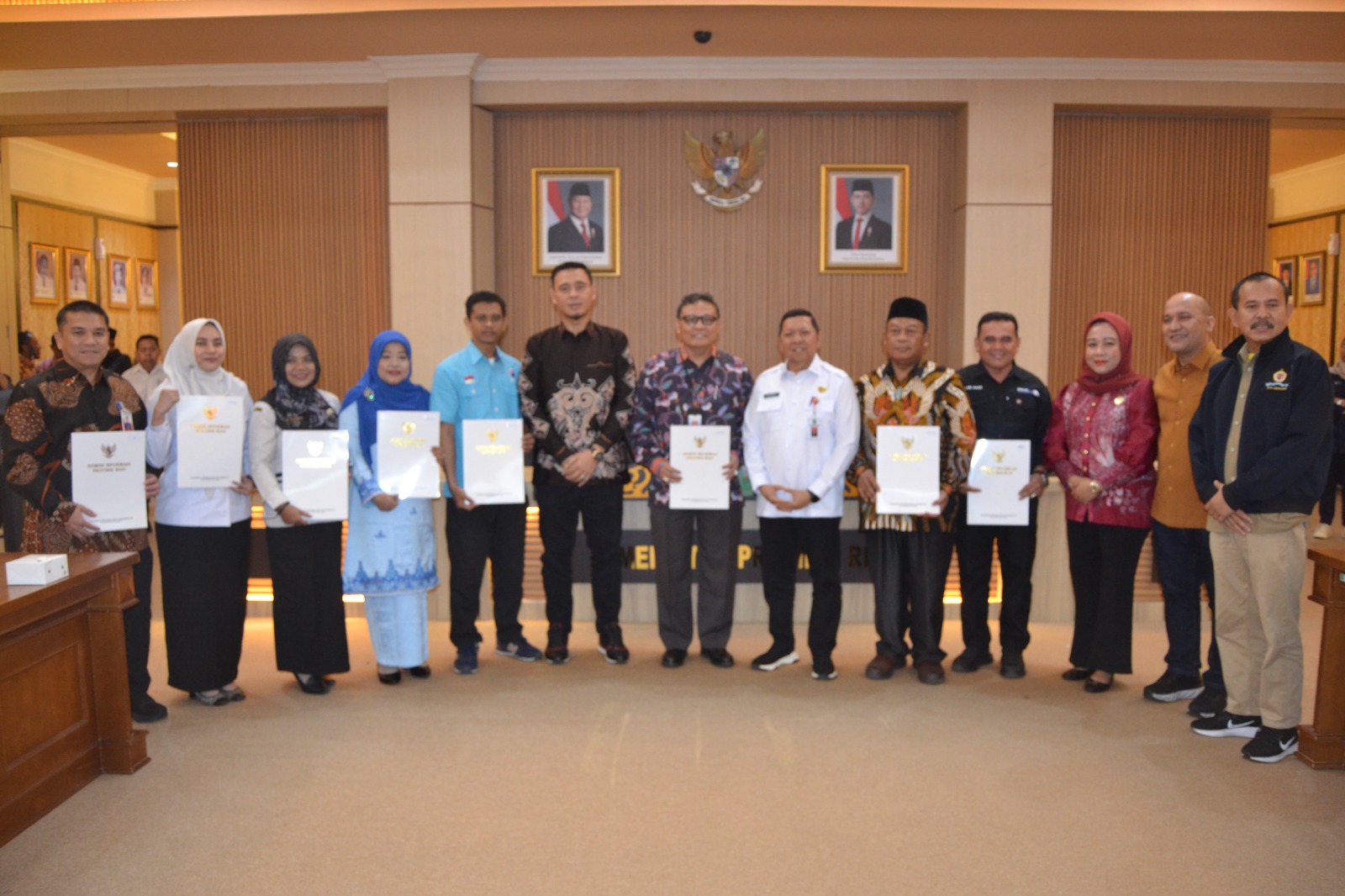 Kampar Berkomitmen Sukseskan e-Monev Komisi Informasi Riau tahun 2025