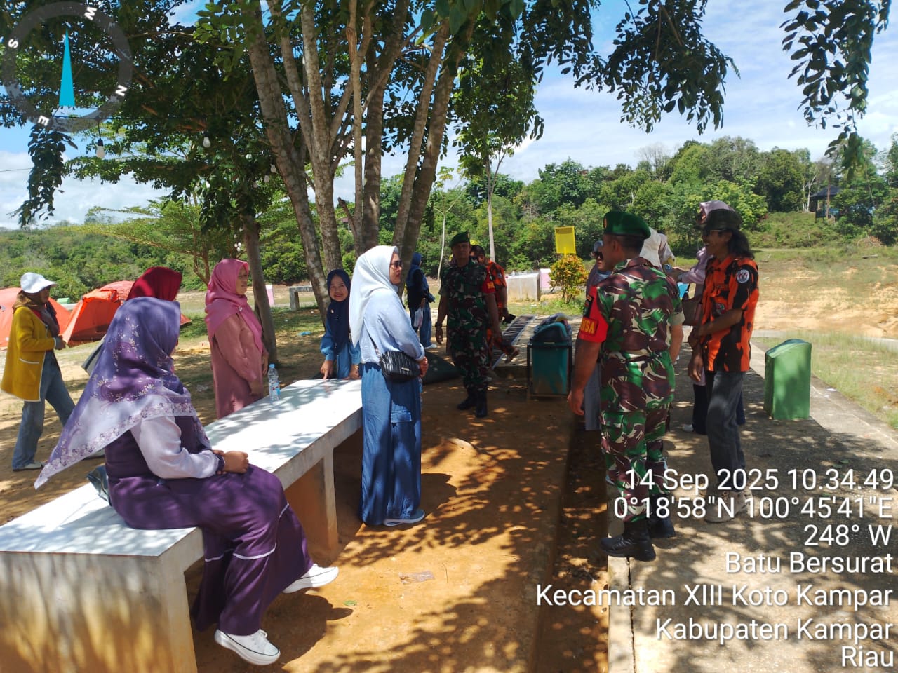 TNI dan Pemuda Sinergi Jaga Keamanan dan Ketertiban di Kabupaten Kampar