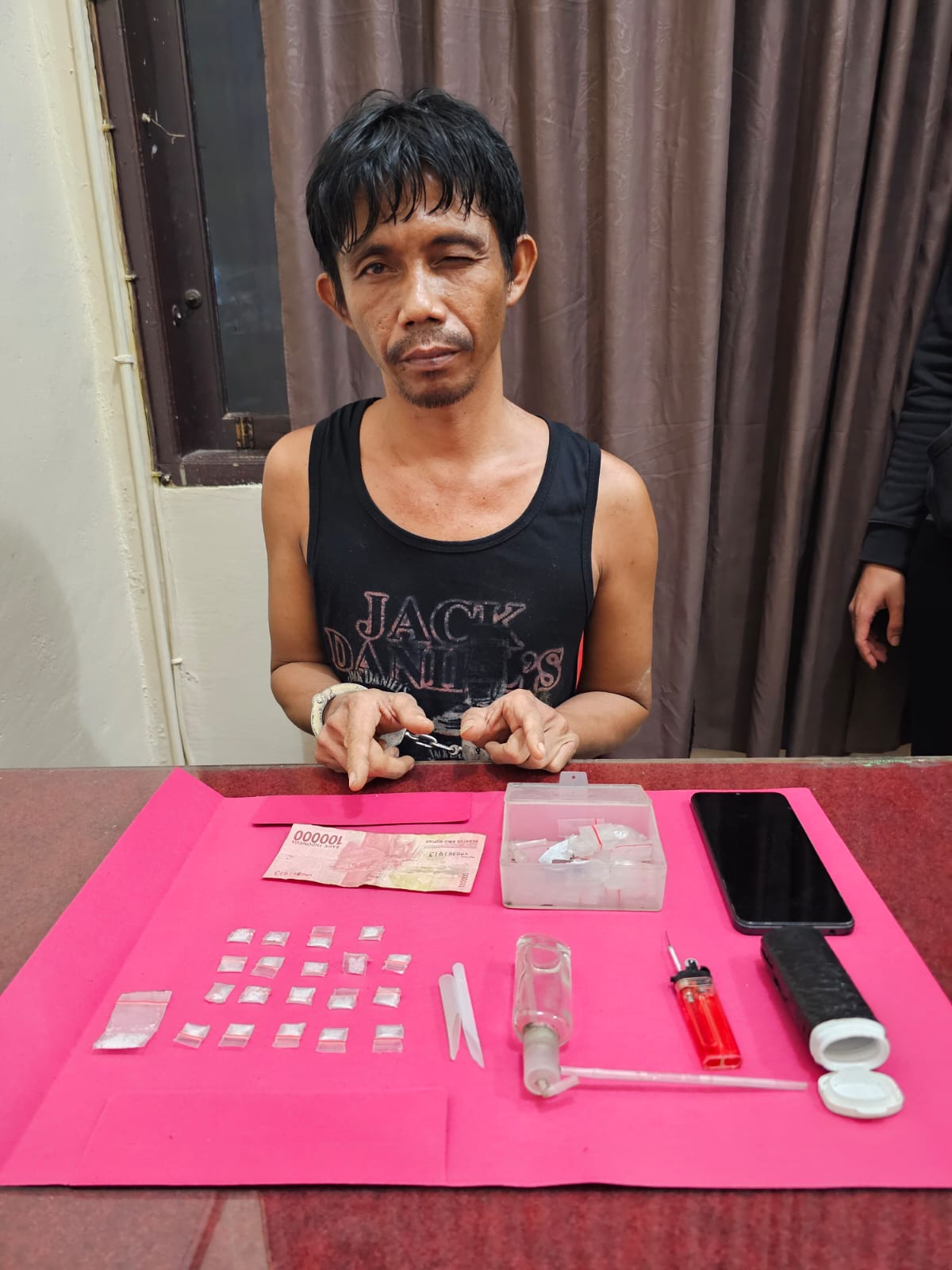 Polsek Lirik Tangkap Pengedar Sabu 3,02 Gram di Desa Japura