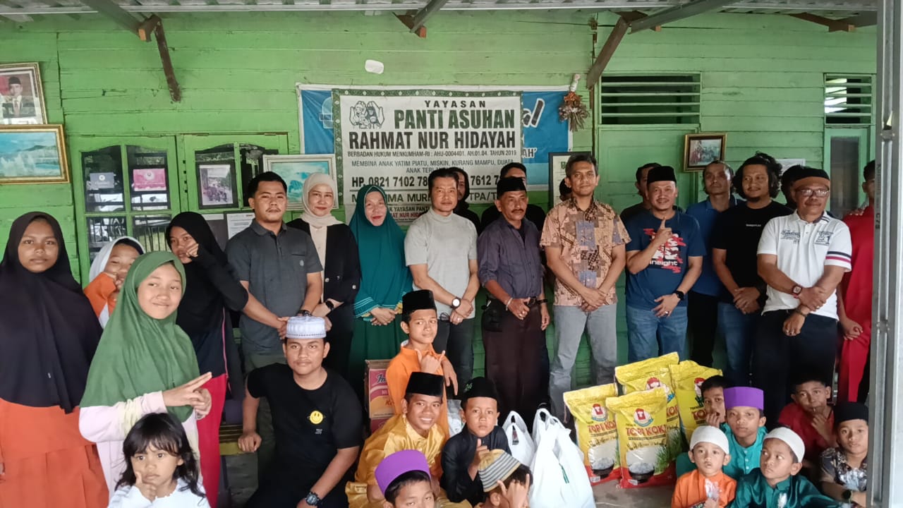Ditresnarkoba Polda Riau Salurkan Bantuan Sembako ke Dua Panti Asuhan di Pekanbaru