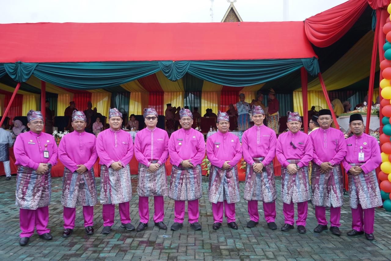 Dandim 0313/KPR Hadiri Upacara HUT Ke-26 Rokan Hulu