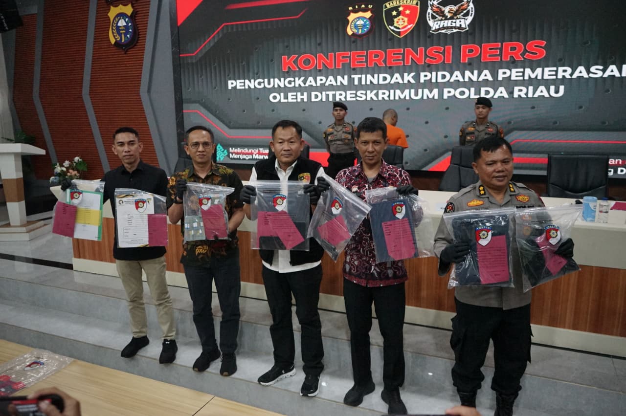 Polda Riau Bongkar Dugaan Pemerasan oleh Pimpinan Ormas PETIR di Pekanbaru