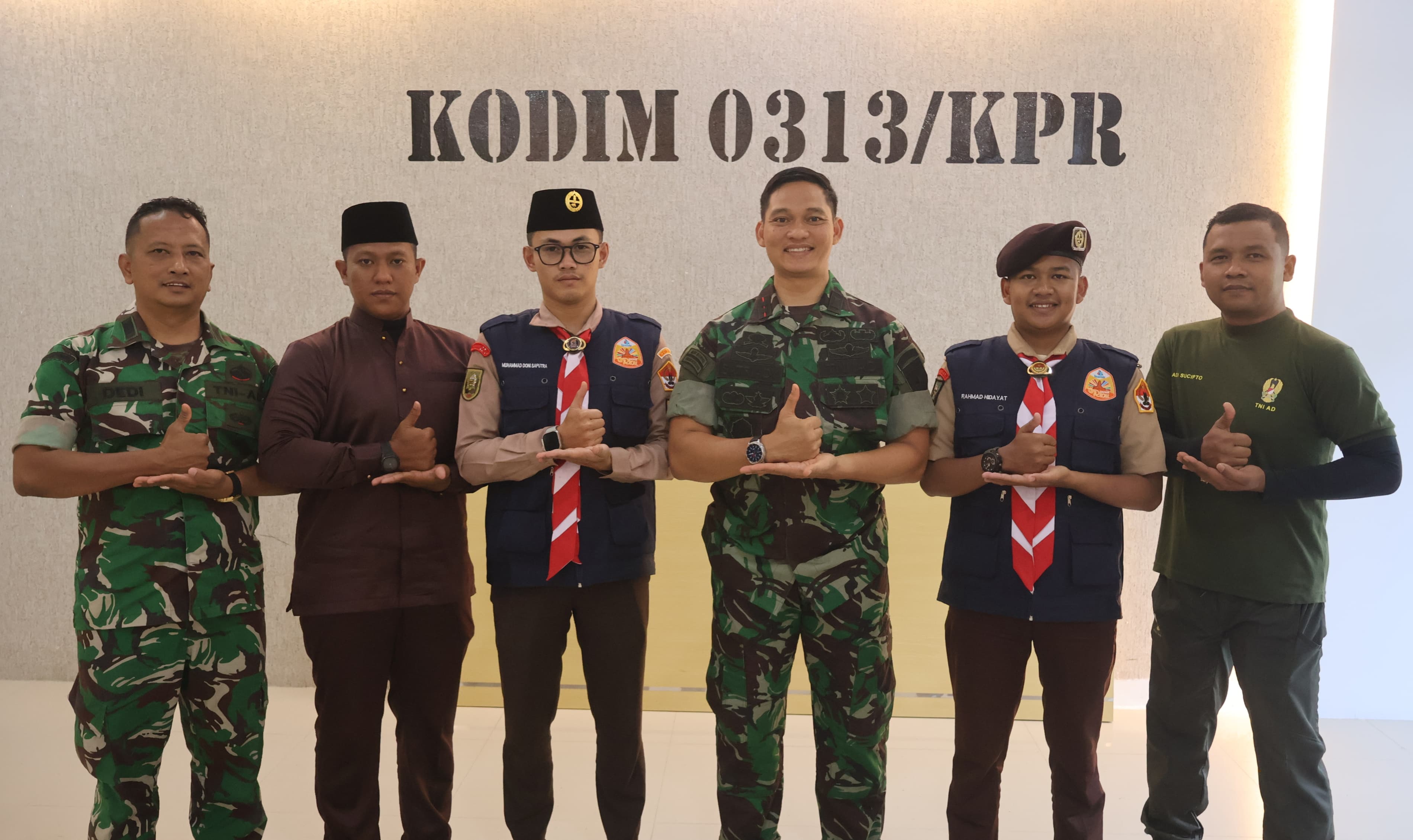 Dandim 0313/KPR Lepas Perwakilan Saka Wira Kartika untuk Giat Peran Saka Nasional 2025